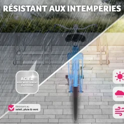 Porte Vélo, Support Vélo, Range Vélo au Sol, Mural en Acier