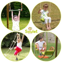 Portique balançoire - Bois - H2.22m - JULIETTE