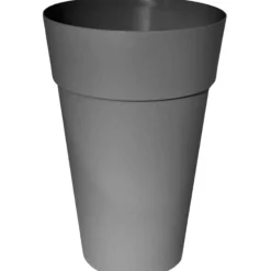 Pot en plastique ICFAL - D35H51cm - SMOKE