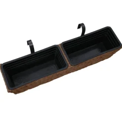 Pots de fleurs 2 pcs jacinthe d'eau marron