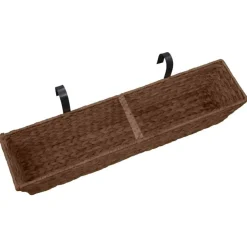 Pots de fleurs 2 pcs jacinthe d'eau marron