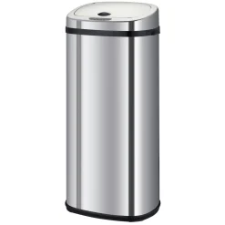 Poubelle automatique 42L carrée Inox LARGO
