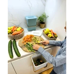 Poubelle de table BODEN Blanc Plastique recyclé 24.5cm