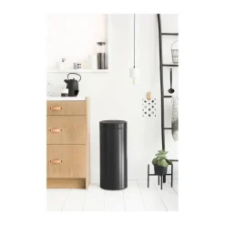 Poubelle manuelle Touch Bin new 30L matt black