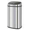 Poubelle One Touch Carrée 50L Chrome CITY