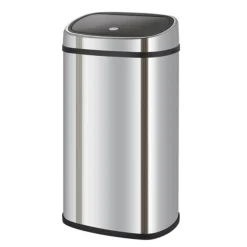 Poubelle One Touch Carrée 50L Chrome CITY