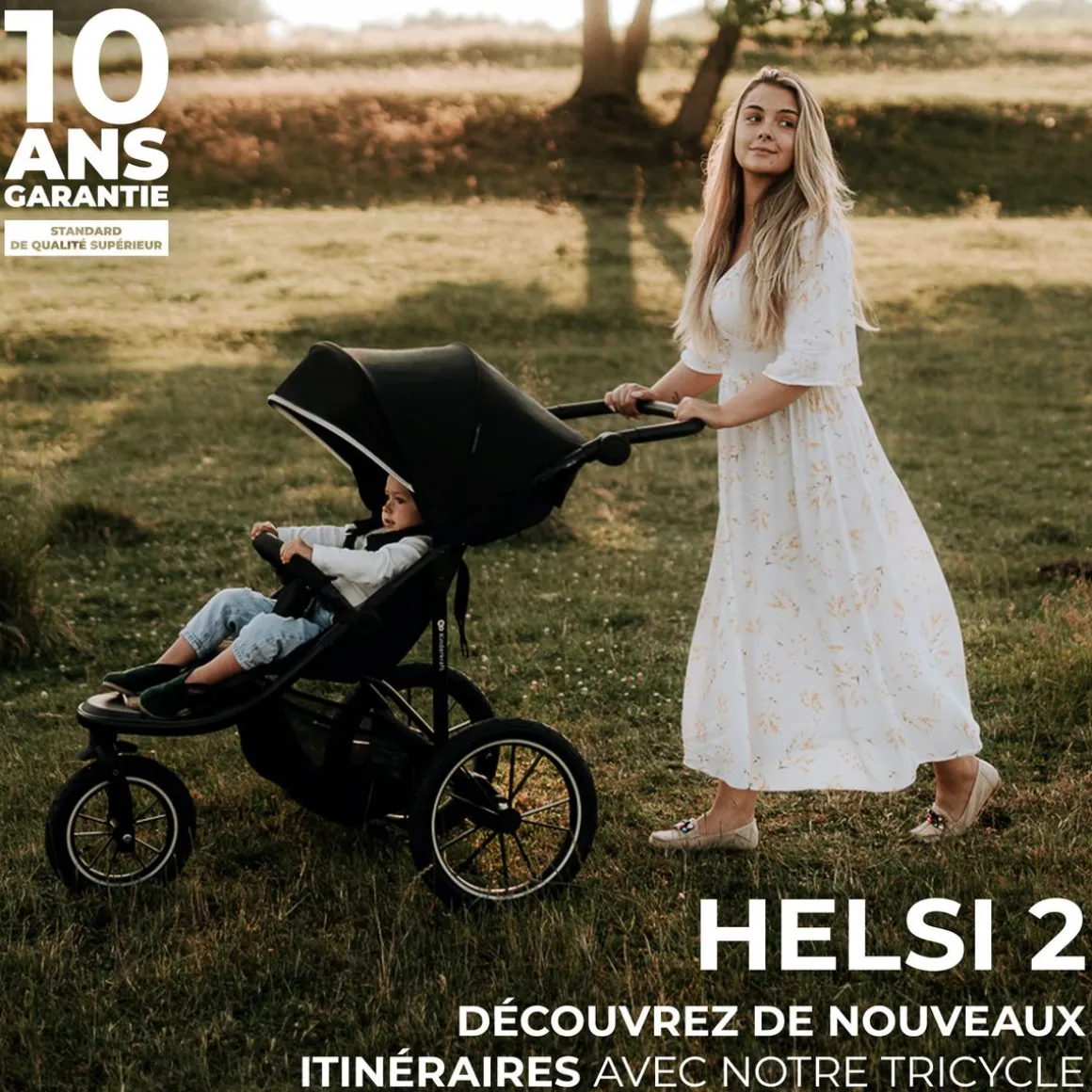 Poussette 3 roues tout-terrain Helsi 2