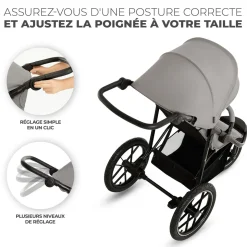 Poussette 3 roues tout-terrain Helsi 2