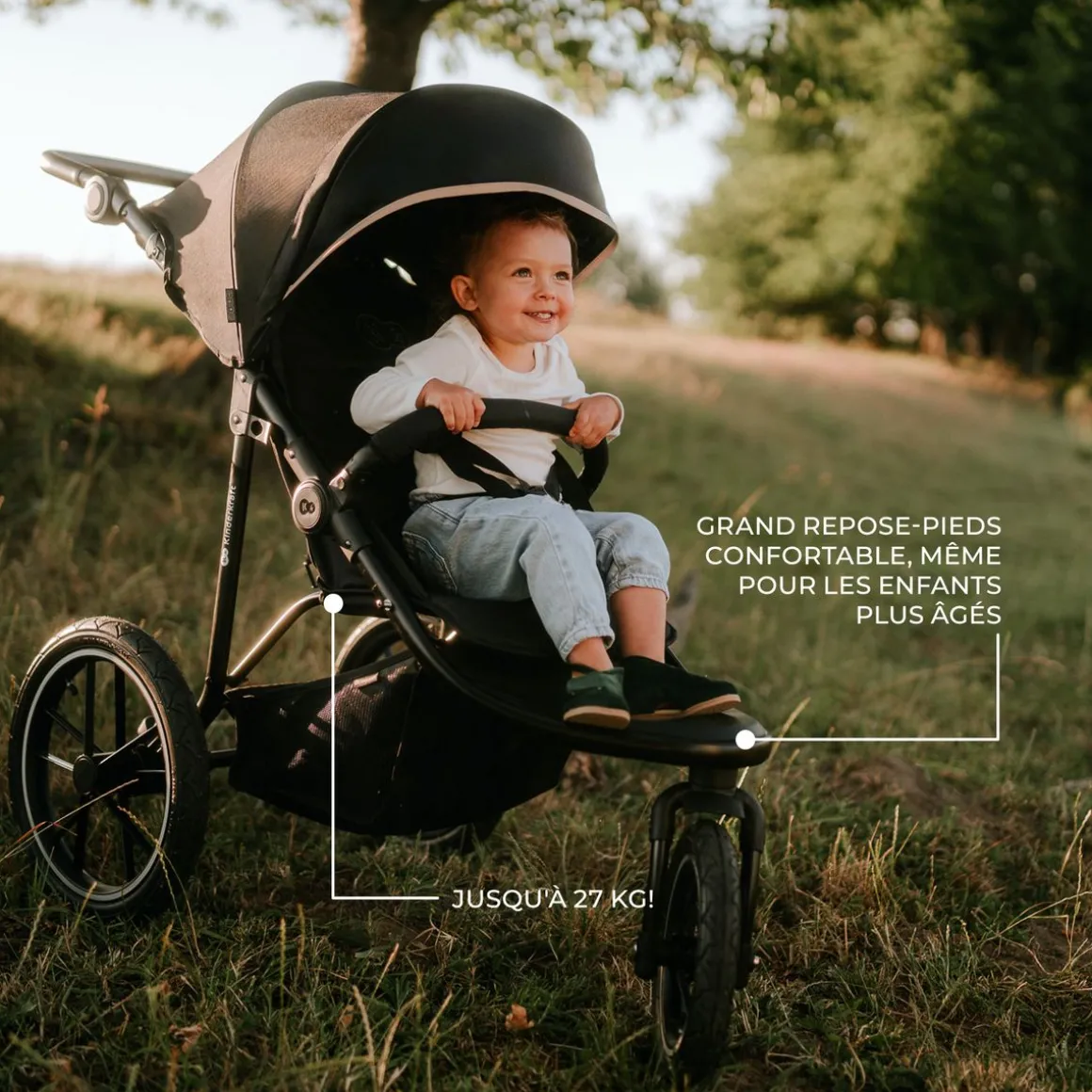 Poussette 3 roues tout-terrain Helsi 2