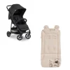 Poussette citadine Rapid 4 Noir + sur-assise pour poussette Pushchair Seat Liner Winnie the Pooh Beige