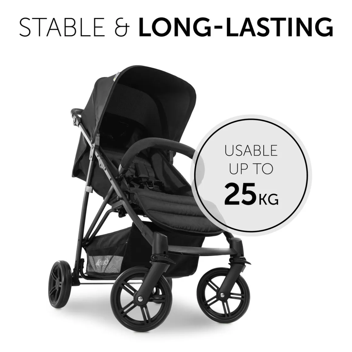 Poussette citadine Rapid 4 Noir + sur-assise pour poussette Pushchair Seat Liner Winnie the Pooh Beige