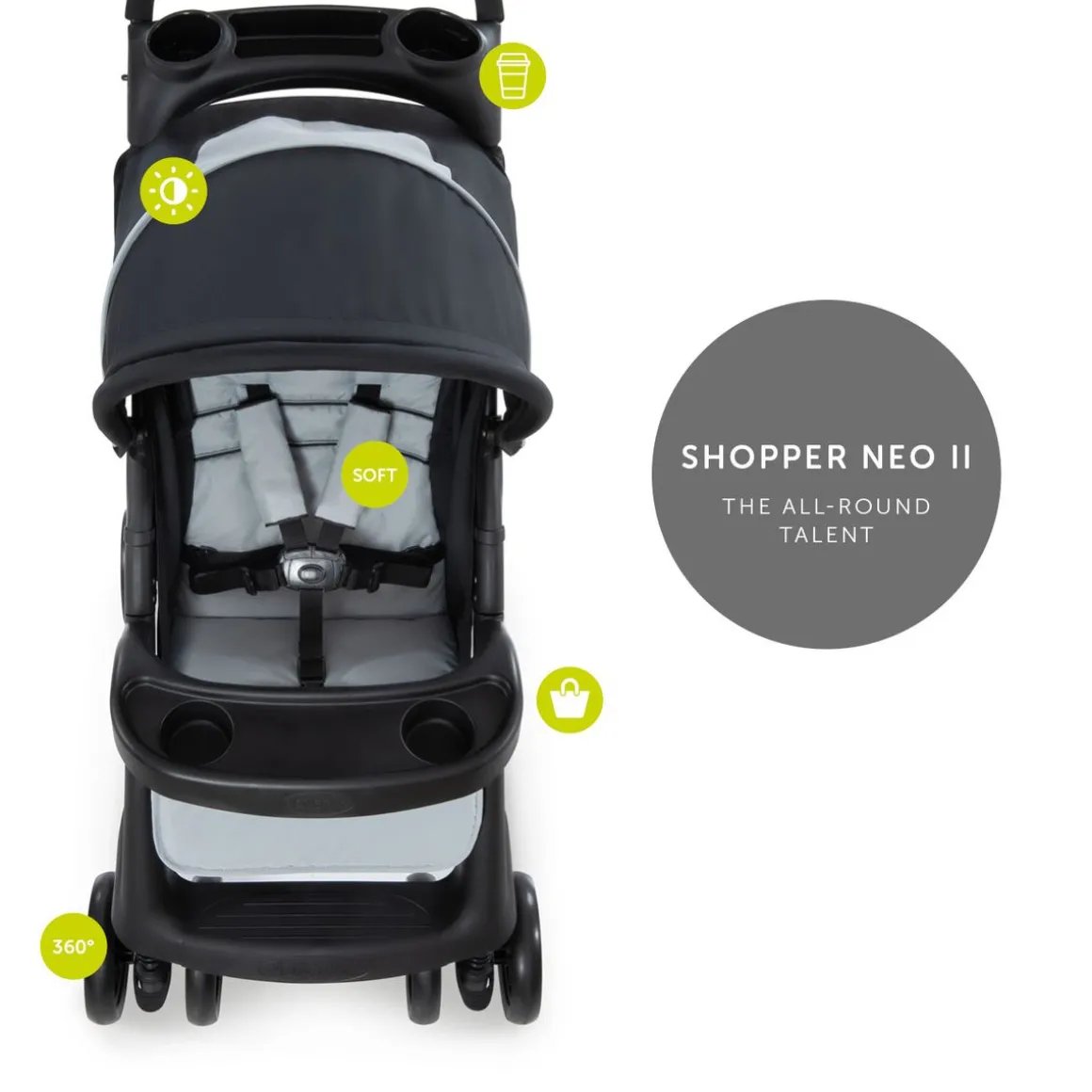 Poussette citadine Shopper Neo II