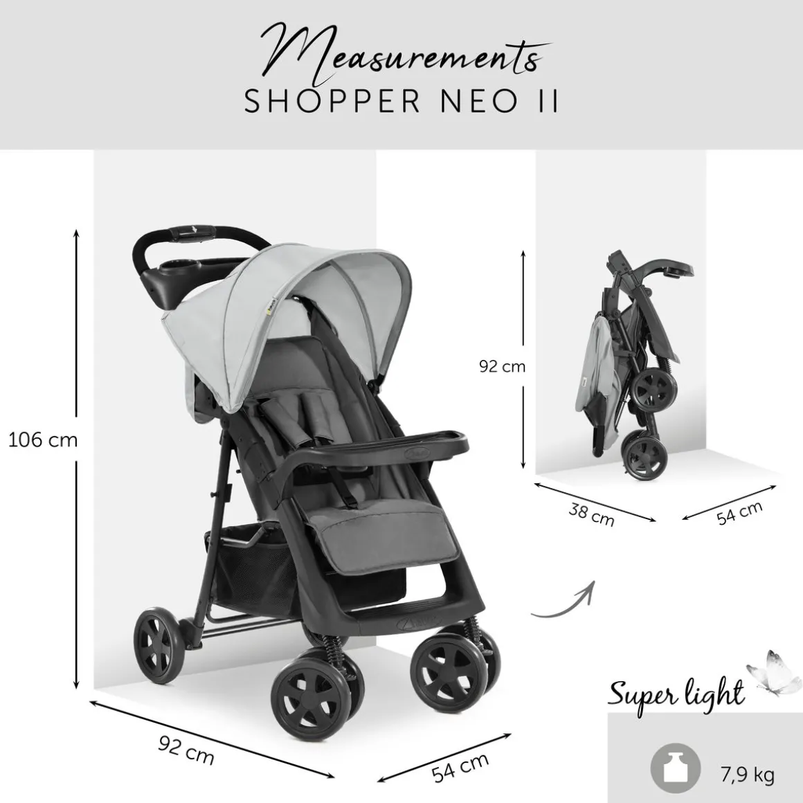 Poussette citadine Shopper Neo II