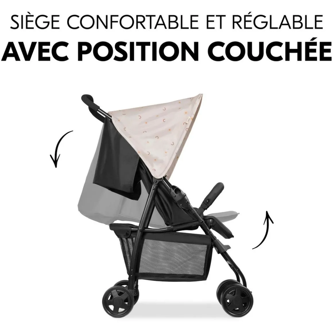 Poussette de sport Winnie l'Ourson Rainbow beige