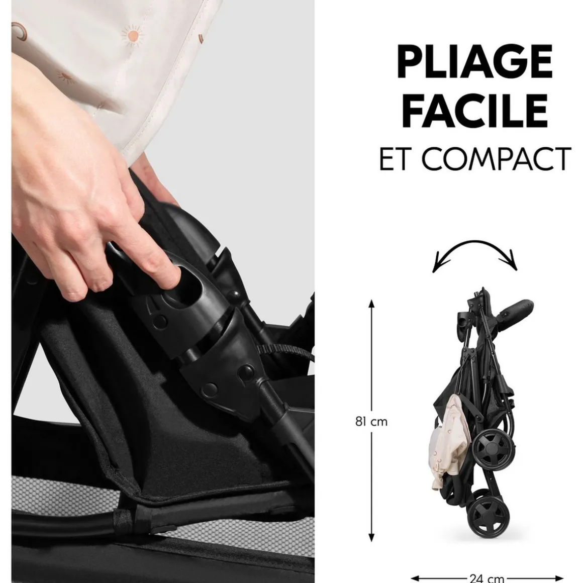 Poussette de sport Winnie l'Ourson Rainbow beige