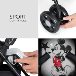Poussette de voyage Sport Mickey Stars