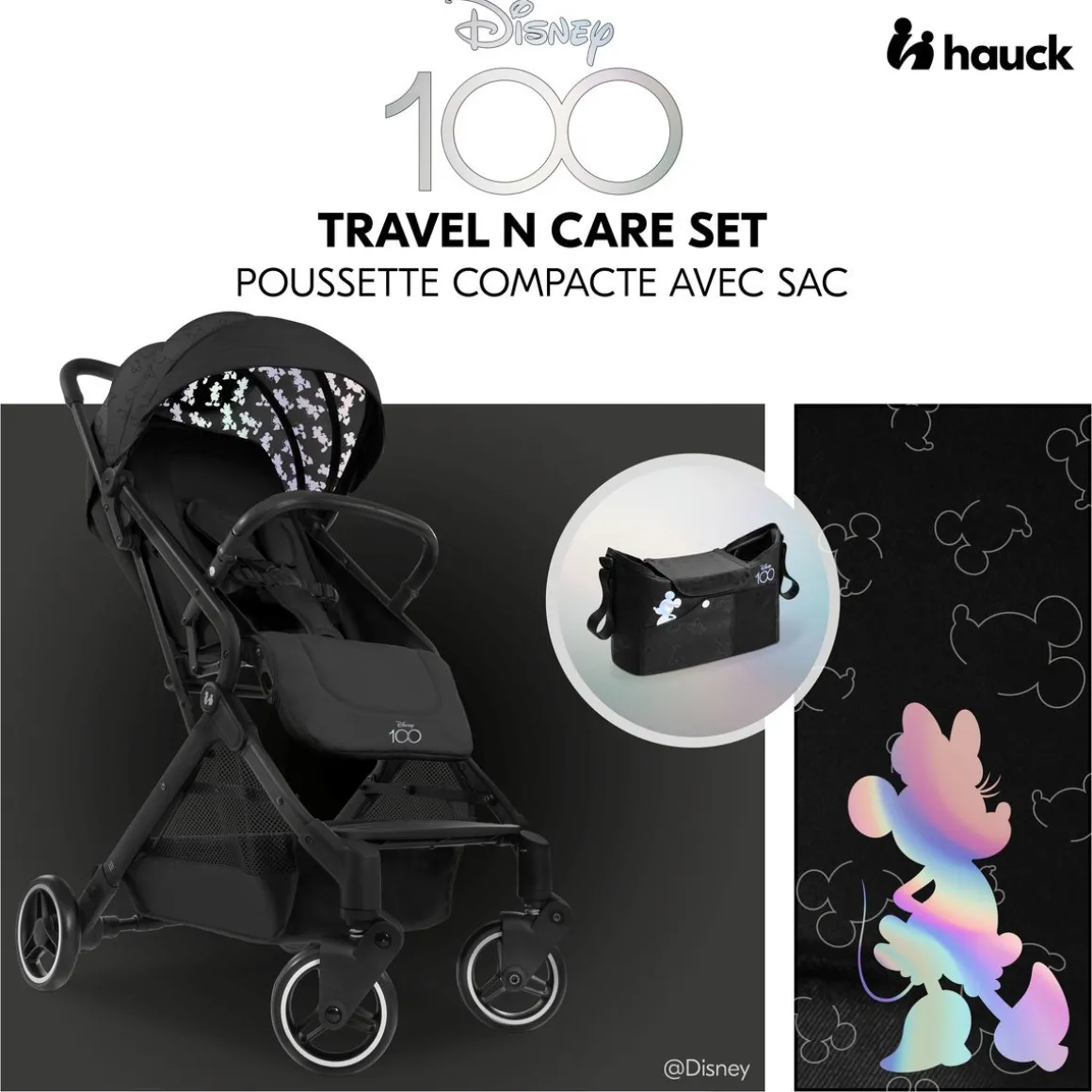 Poussette de voyage Travel N Care Set Mickey Disney