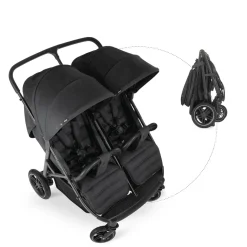 Poussette double Uptown Duo Noir
