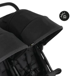 Poussette double Uptown Duo Noir