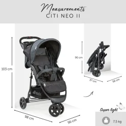 Poussette Shopper Citi Neo II - Caviar Stone