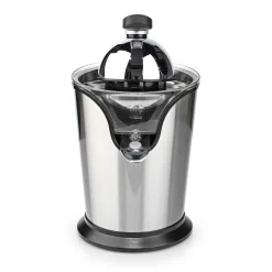 Presse-agrumes 100W Inox Silencieux Levier Bec Anti goutte 2 cones Haute Qualité NEDIS