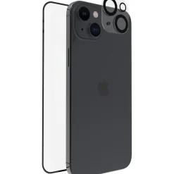 Protège écran iPhone 15 Plus Verre trempé + prot. obj.