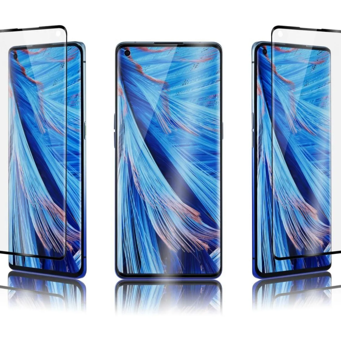 Protège écran Oppo Find X2 Neo Verre trempé noir