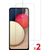 Protège écran Samsung A03s Verre trempé x2