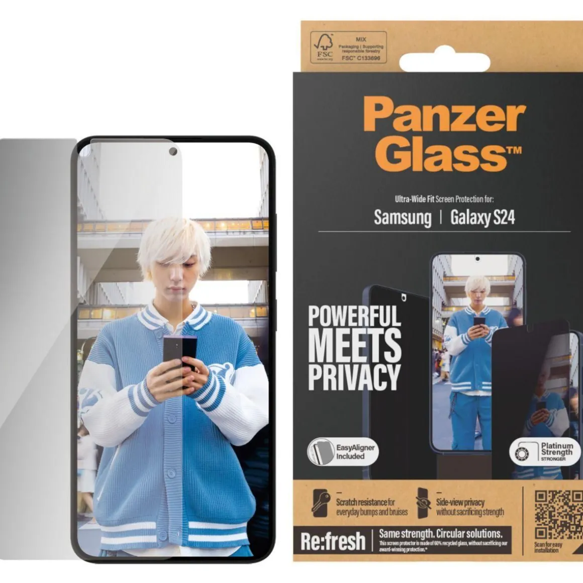 Protège écran Samsung S24 Privacy UWF