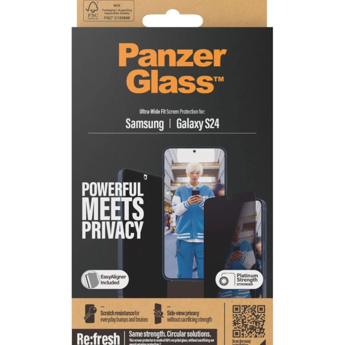 Protège écran Samsung S24 Privacy UWF