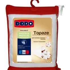 Protège matelas absorbant en molleton TOPAZE