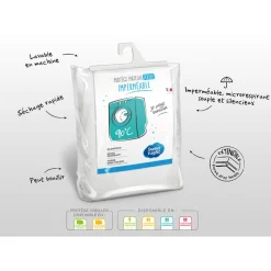 Protège matelas imperméable lavable à 90°c QUALITE PLUS