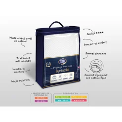 Protège matelas premium imperméable anti-acariens - QUALITE HOTELLERIE DE LUXE