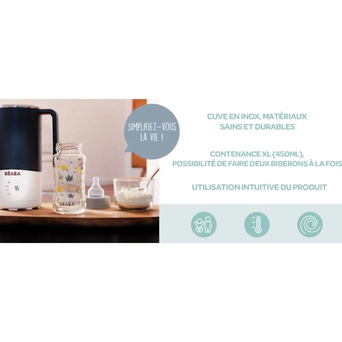 Préparateur biberon Milkprep night blue EU