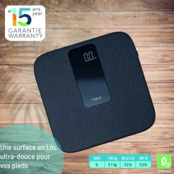Pèse personne électronique HI-EMMA-BK - Anthracite