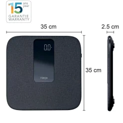 Pèse personne électronique HI-EMMA-BK - Anthracite