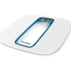Pèse-personne électronique 160kg/100g blanc/bleu - 14470