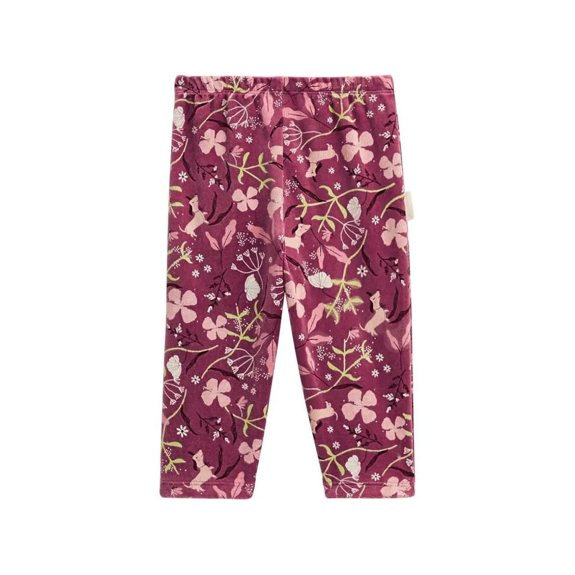 Pyjama bébé 2 pièces en velours Mila