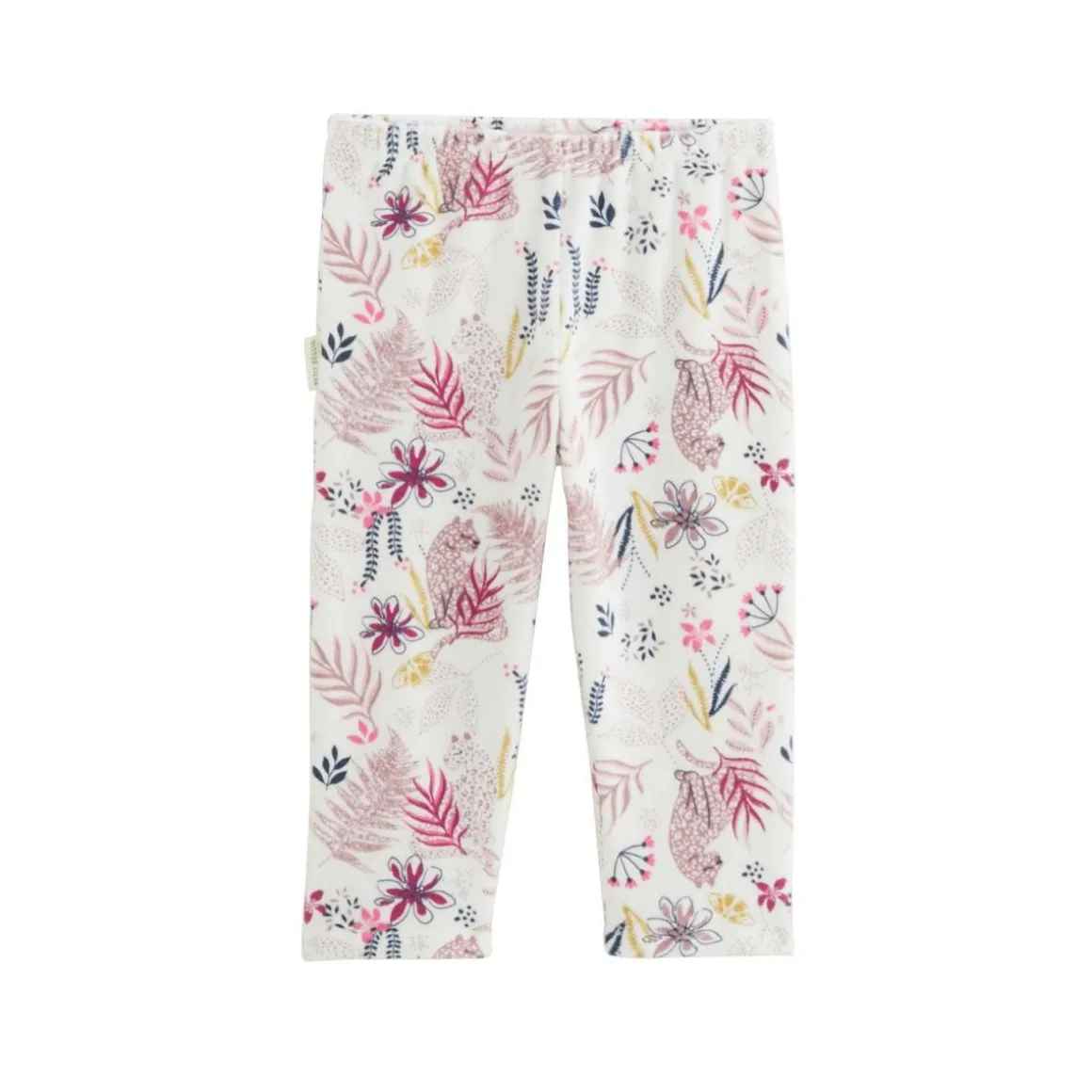 Pyjama bébé 2 pièces en velours rose Louisa