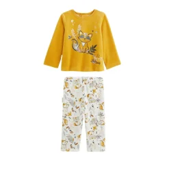 Pyjama bébé 2 pièces en velours Petit Loup