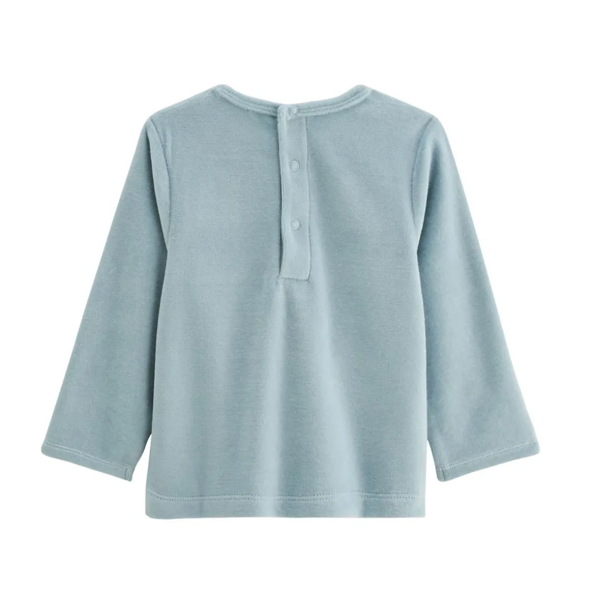 Pyjama bébé 2 pièces en velours Félintrépide