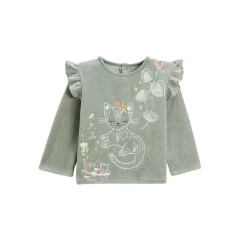 Pyjama bébé 2 pièces en velours Lily