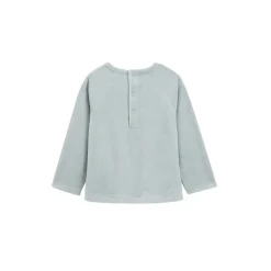 Pyjama bébé 2 pièces en velours avec pieds Alma