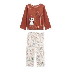 Pyjama bébé 2 pièces en velours Maloueg