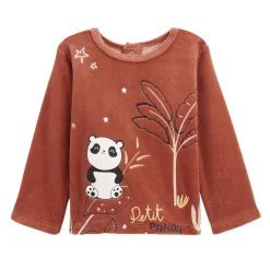 Pyjama bébé 2 pièces en velours Maloueg