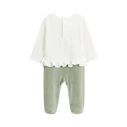 Pyjama bébé en velours Lily