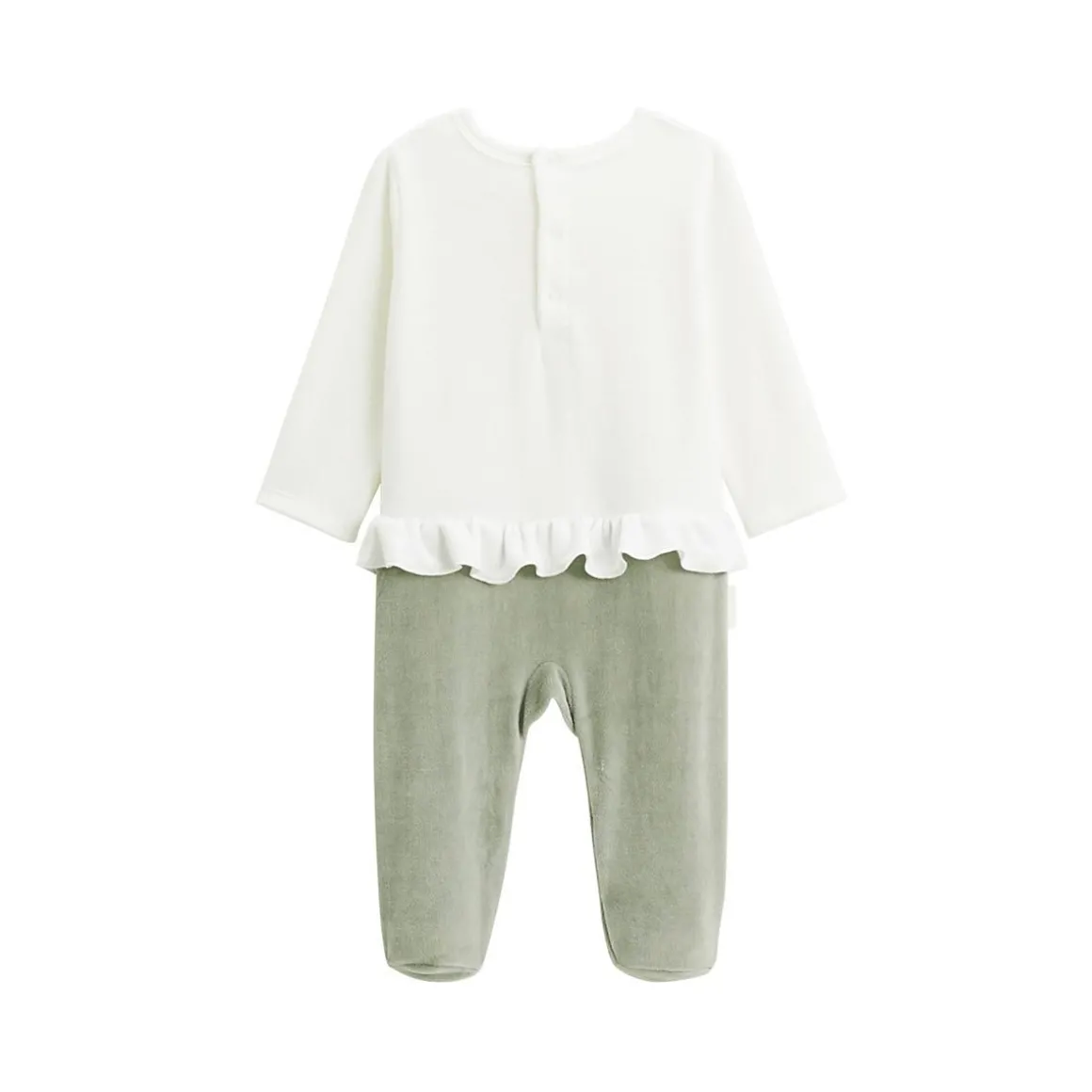 Pyjama bébé en velours Lily