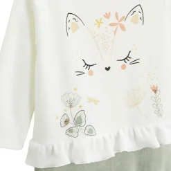 Pyjama bébé en velours Lily