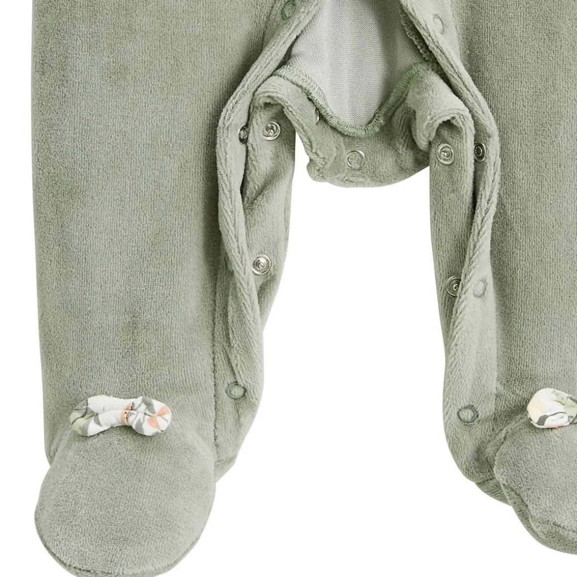 Pyjama bébé en velours Lily
