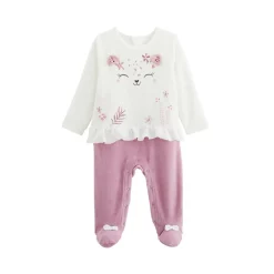 Pyjama bébé en velours Louisa